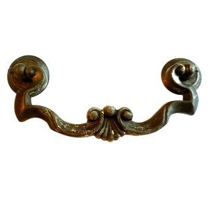 Mid Century Bail Pulls - Set of 3 - 4" Center to Center - Vintage Hardware